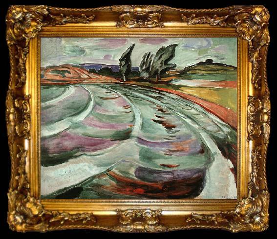 framed  Edvard Munch The Wave, ta009-2